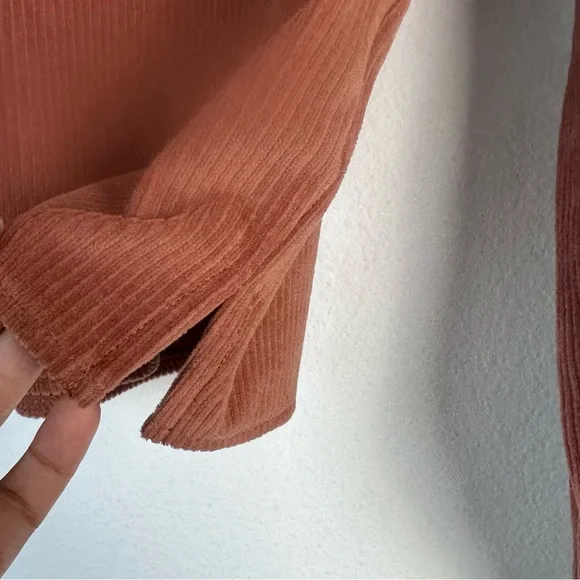 Madewell Corduroy Crop Shirt-Jacket Size S - Picture 4 of 6